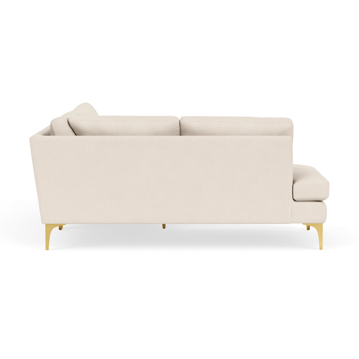 Astha Fabric Left Corner Sofa - Modern L-Shaped Sectional Couch for Living Room, Lounge & Small Spaces | Comfortable Home Furniture for Relaxing & Entertaining