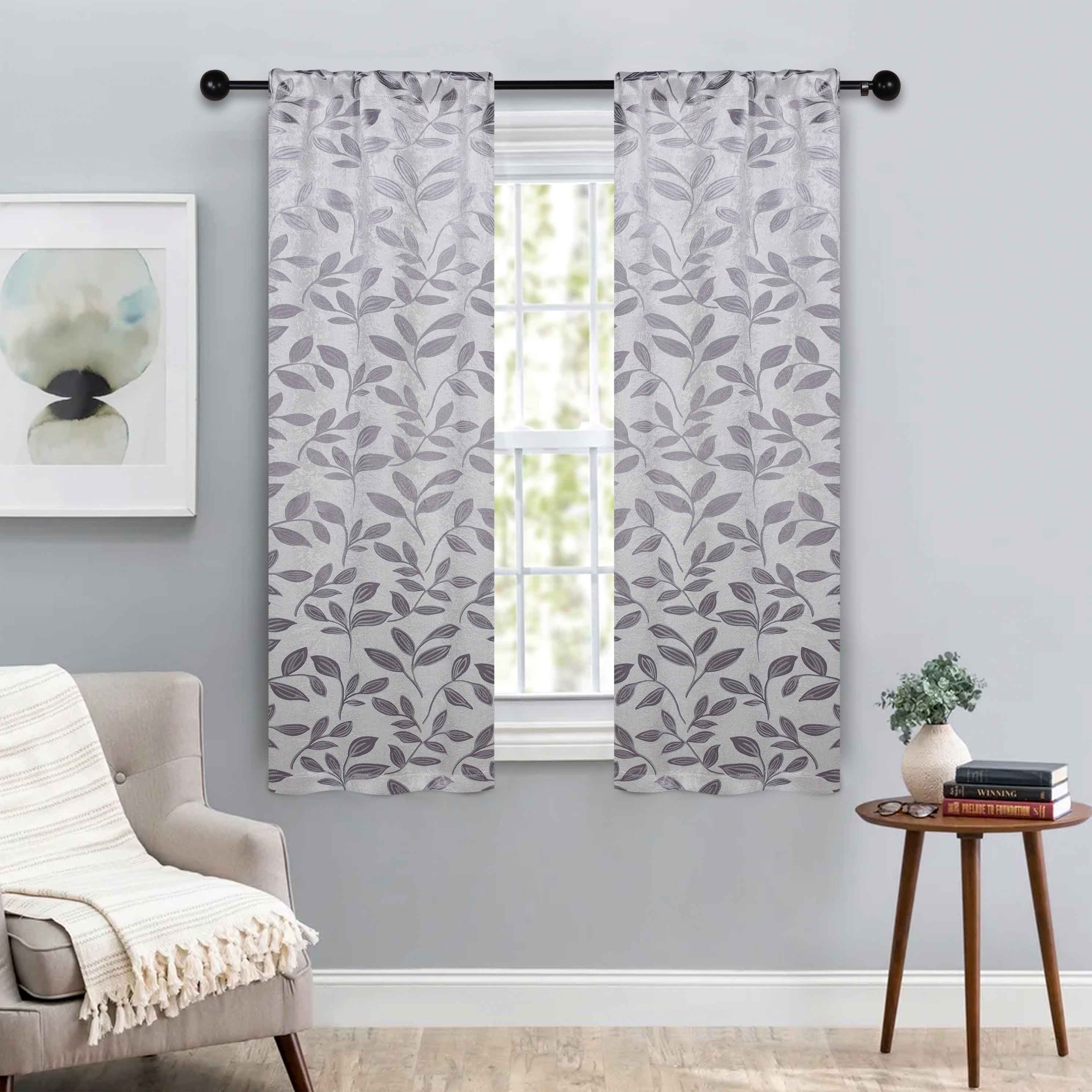 Blackout Curtains with Rod Pocket - Set of 2 Panels for Room Darkening & Privacy - Perfect for Bedrooms, Living Rooms & Home Theater
