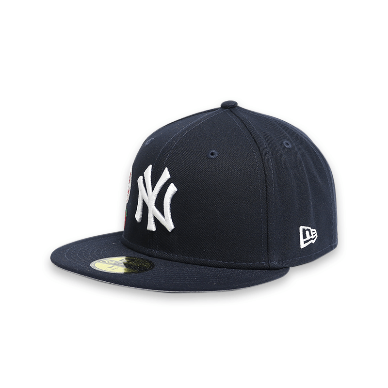 New York Yankees Navy 59FIFTY Fitted Baseball Cap for Men - Official MLB Team Logo Hat for Sports Fans & Streetwear Fashion
