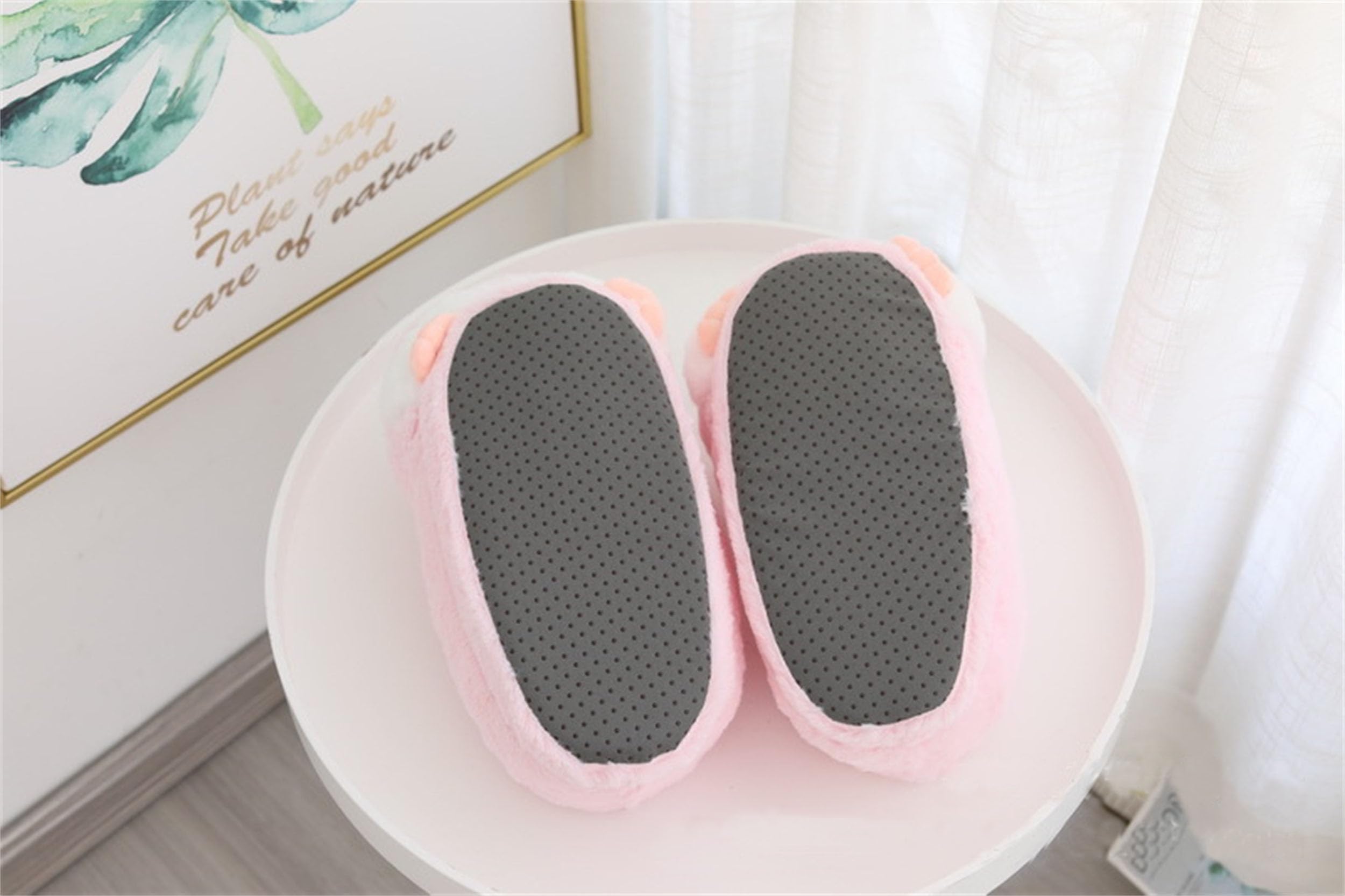 Adorable Pig Cartoon Animal House Slippers for Women - Cozy Winter Fuzzy Indoor/Outdoor Slippers - Perfect for Home, Lounge & Gift Giving