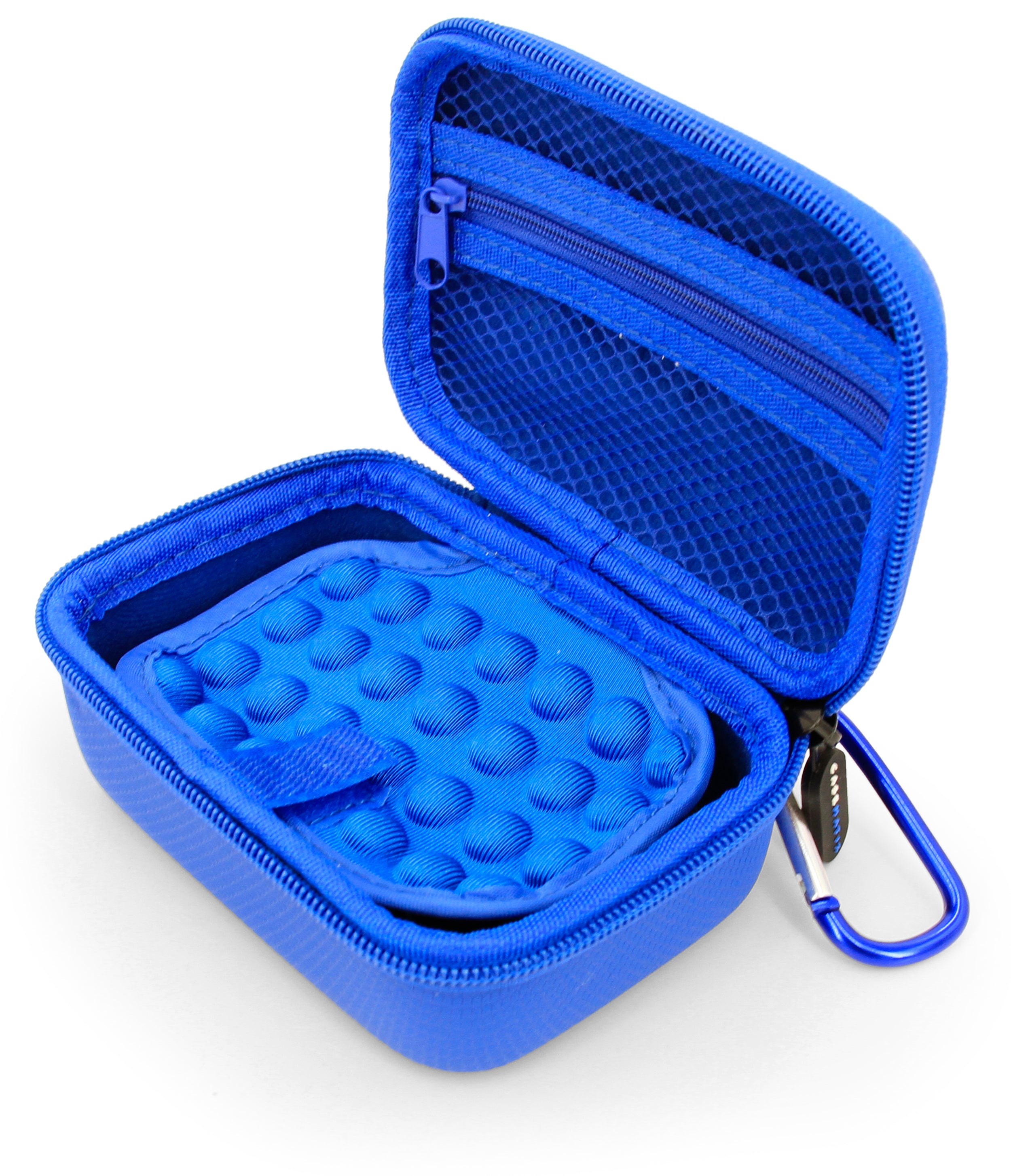 CASEMATIX Travel Case for Beyblade Burst Battling Tops & Accessories - Portable Storage with Wrist Strap & Padded Divider (Fits Up to 4.75