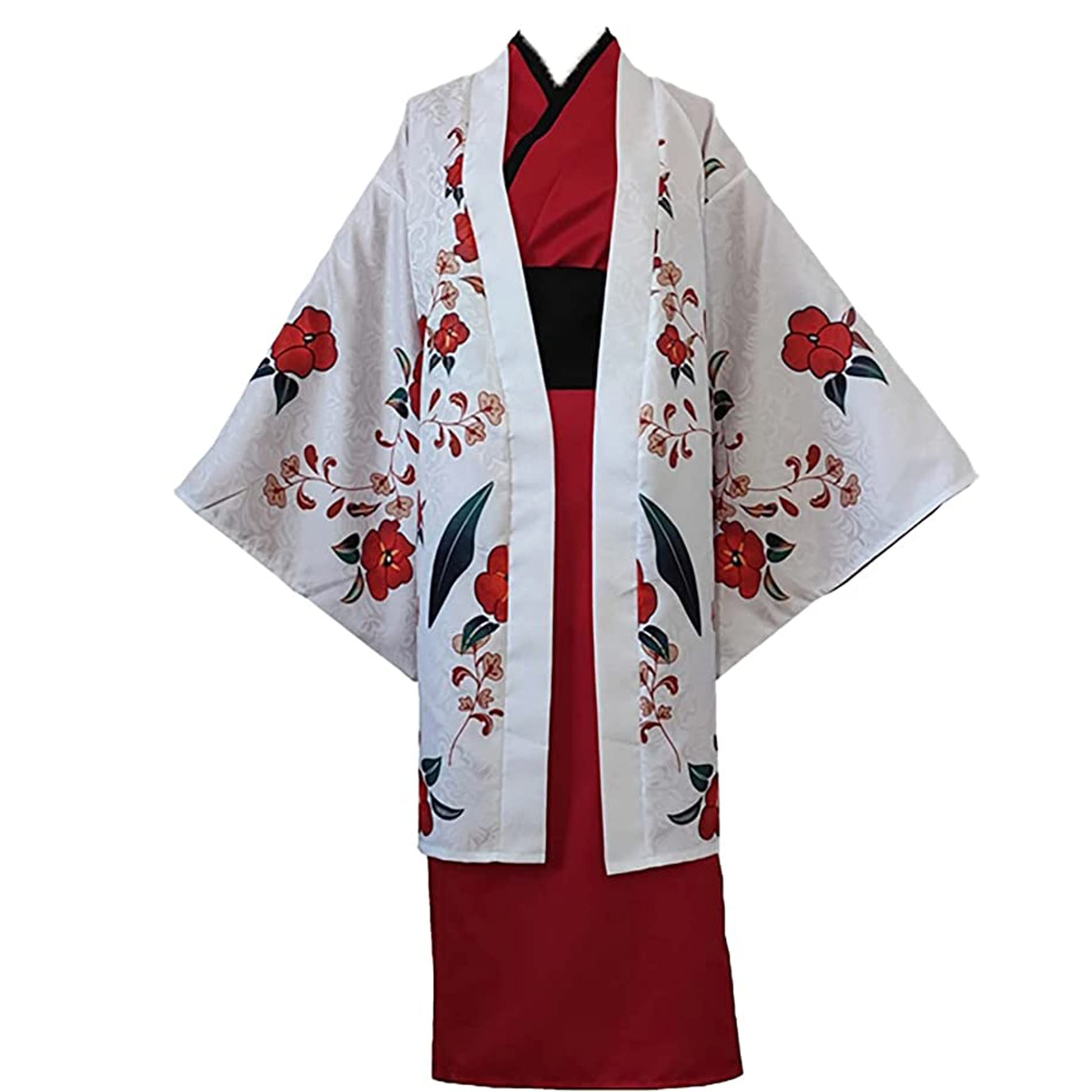Anime Vox Akuma Cosplay Costume for Men - Japanese Kimono Outfit with Hakama Pants | Perfect for Halloween, Cosplay Events & Anime Conventions