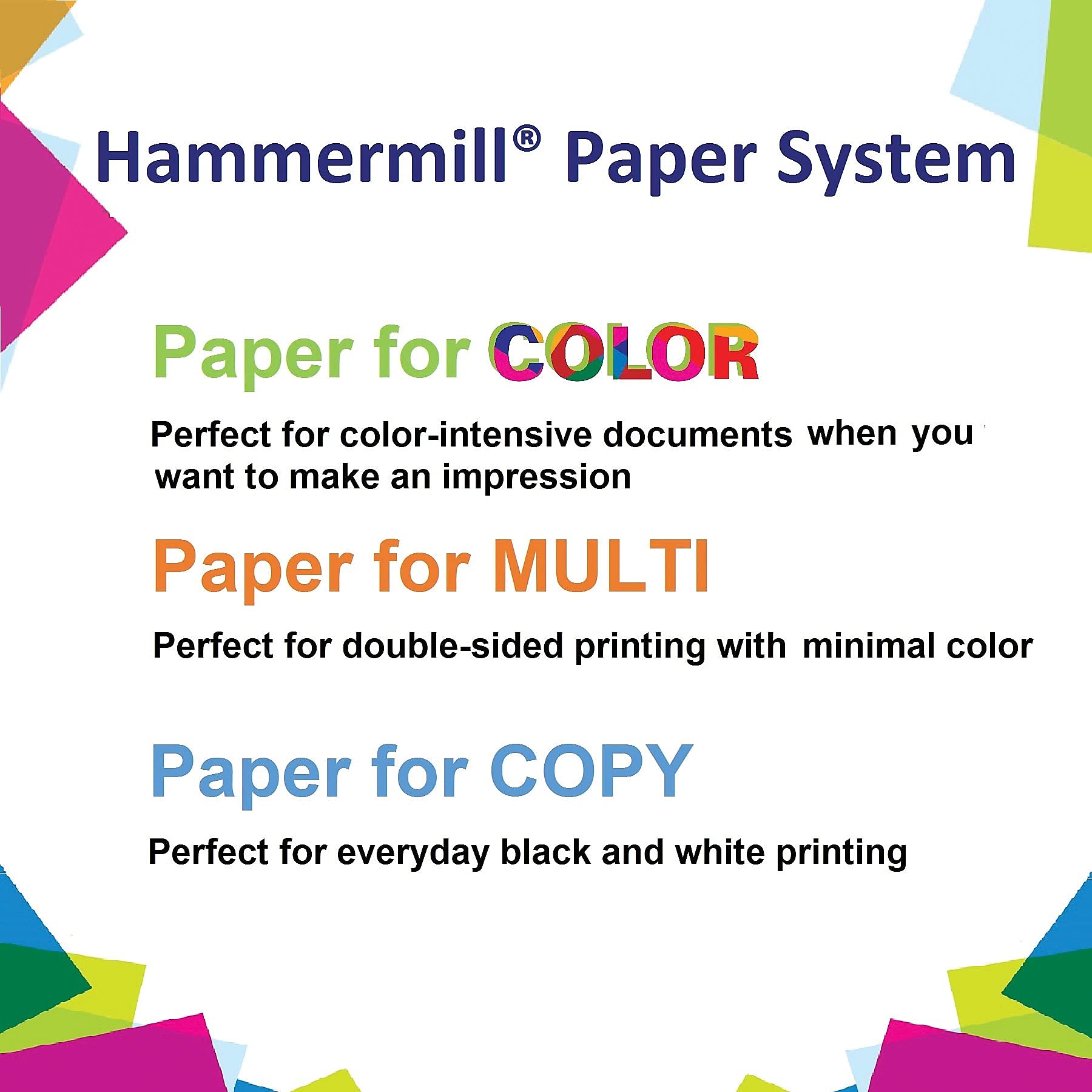 Hammermill 20 lb Gray Colored Printer Paper, 8.5 x 11 Inches, 500 Sheets/Ream - Premium Pastel Paper for Office, School & Crafting - Made in USA (102889R)