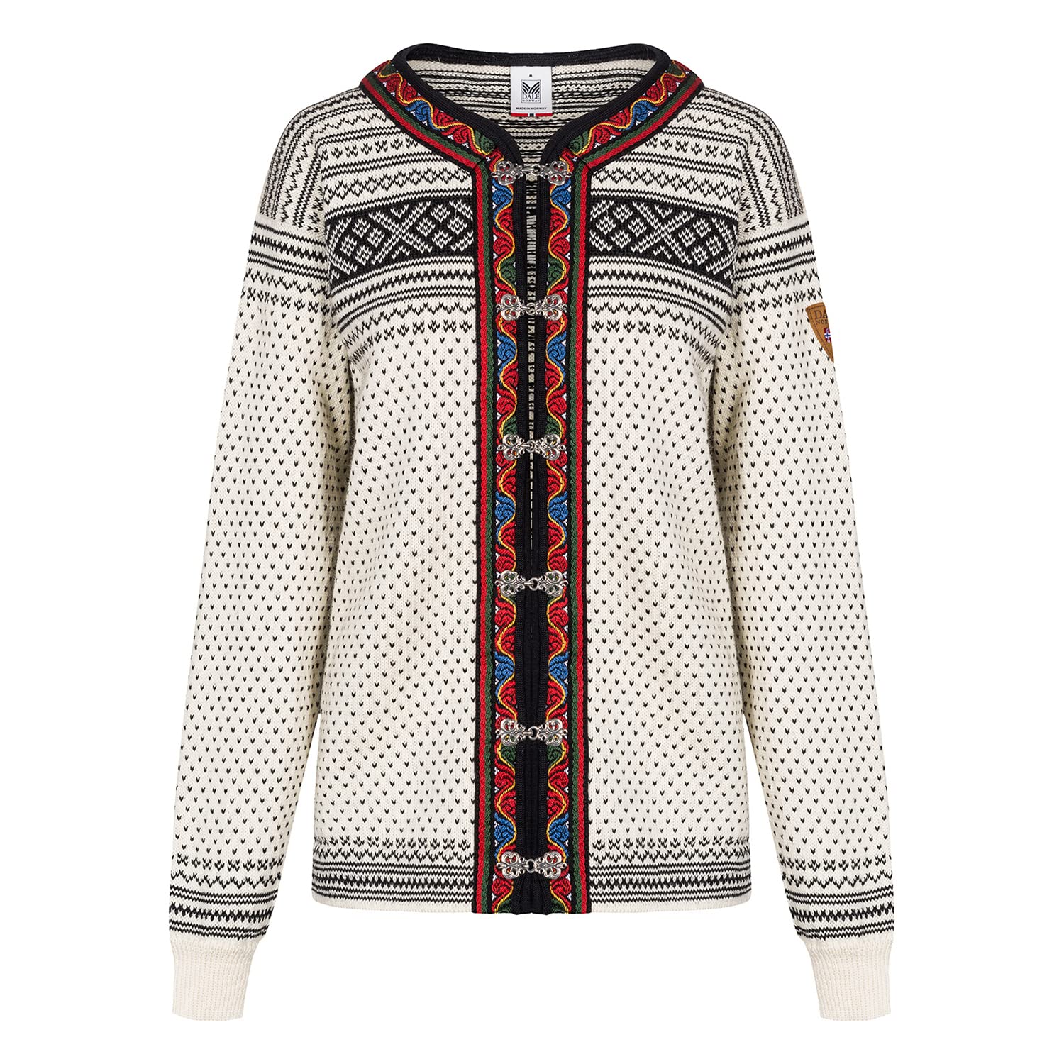 Dale of Norway Setesdal Unisex Wool Cardigan Jacket - Warm Winter Sweater for Men & Women - Perfect for Outdoor Activities, Hiking, and Casual Wear