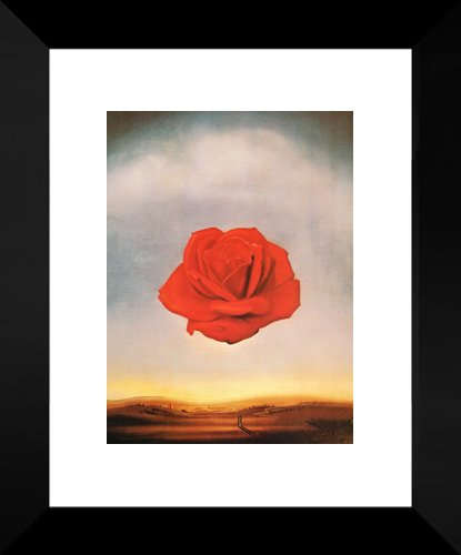 Salvador Dali The Rose 20x24 Framed Art Print - Surrealist Wall Decor for Living Room, Bedroom & Office
