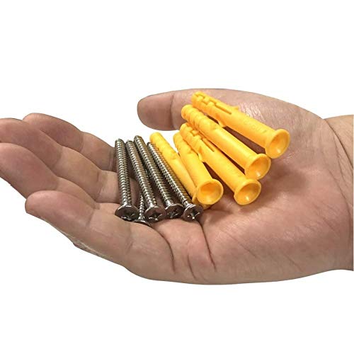 Heavy Duty Hammock Hanging Kit - Wall & Ceiling Mount Anchor Hooks for Hammock Stand, Yoga Swing, Brazilian Hammocks, Indoor/Outdoor Use - Easy Installation for Backyard, Patio & Camping