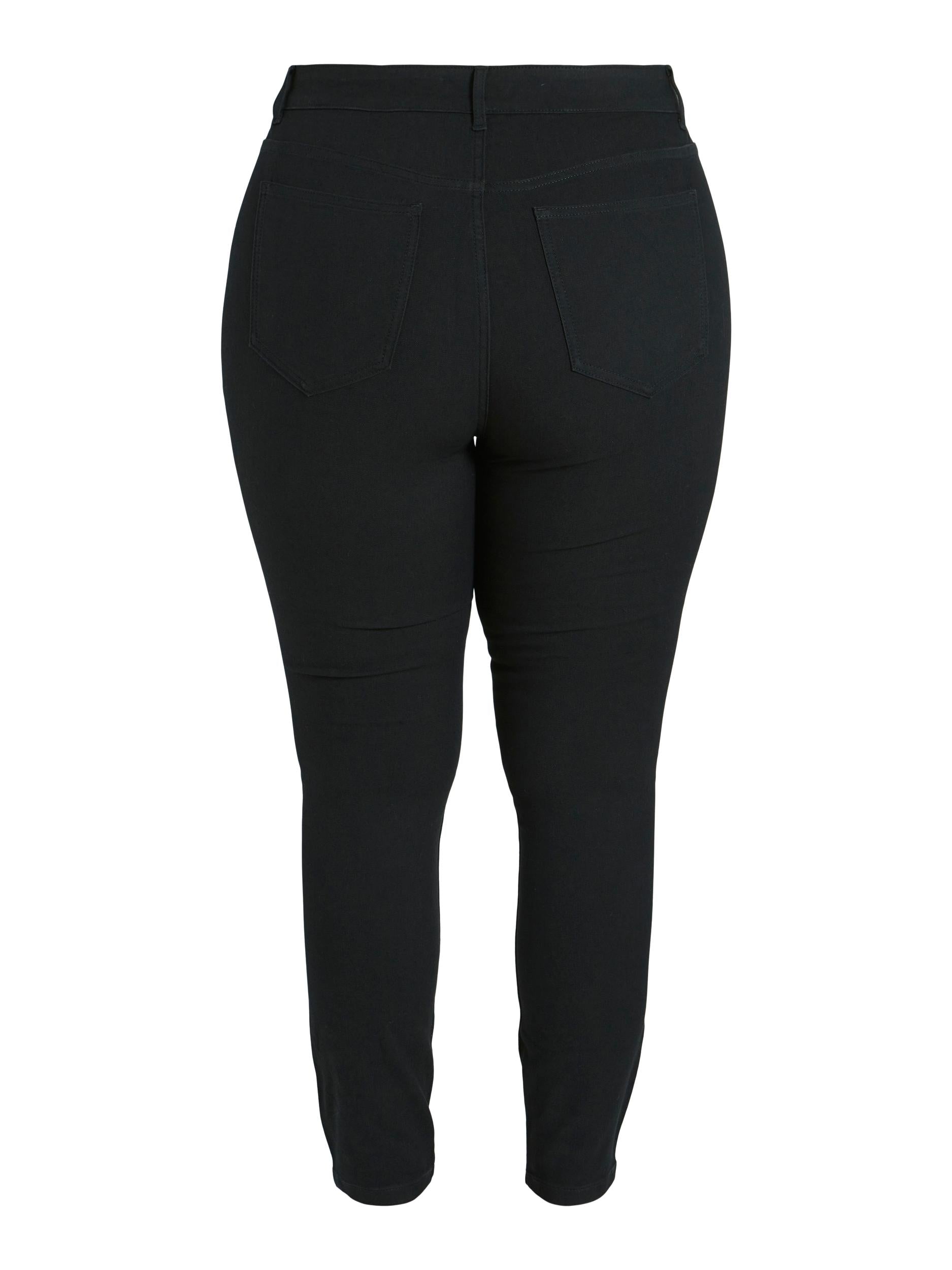 GERI High Waisted Jeggings for Women - Stretchy Black Denim Leggings with Comfort Fit - Perfect for Casual Wear, Workout & Everyday Outfits