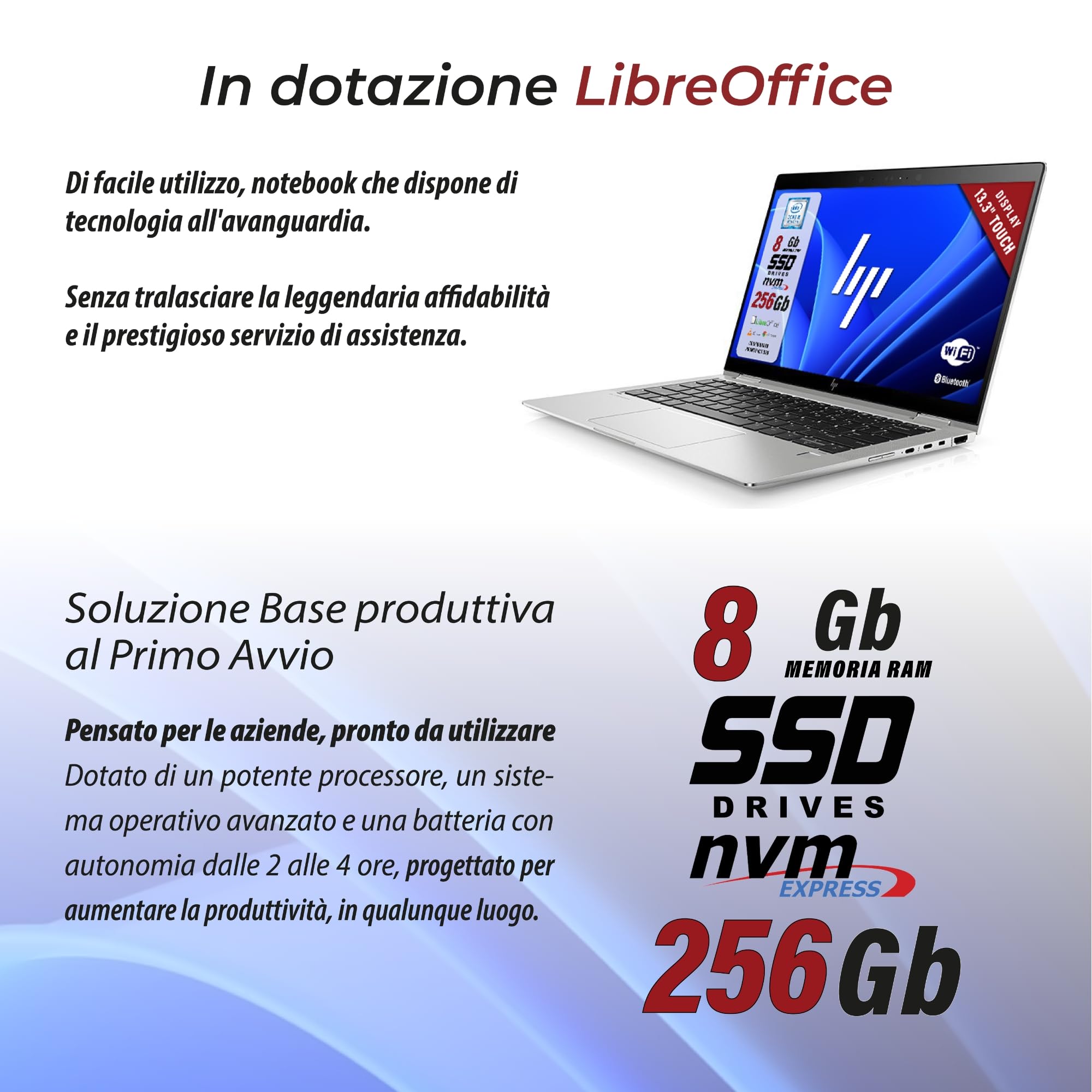 HP EliteBook Convertible Laptop - 13.3