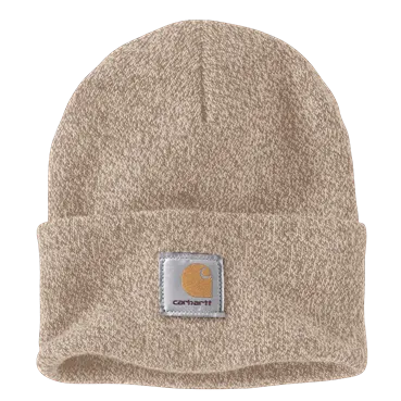 A18 Knit Cuffed Beanie - Soft Flaxseed & Oatmilk Marl Winter Hat for Men and Women - Perfect for Skiing, Snowboarding & Cold Weather Outdoor Activities