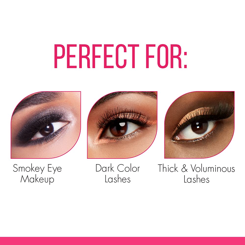 DUO Dark Tone Eyelash Glue - Waterproof, Long-Lasting False Eyelash Adhesive for Strips, Quick-Drying Formula (0.5 oz, 2-Pack) - Perfect for Daily Wear, Special Occasions & Professional Makeup Artists