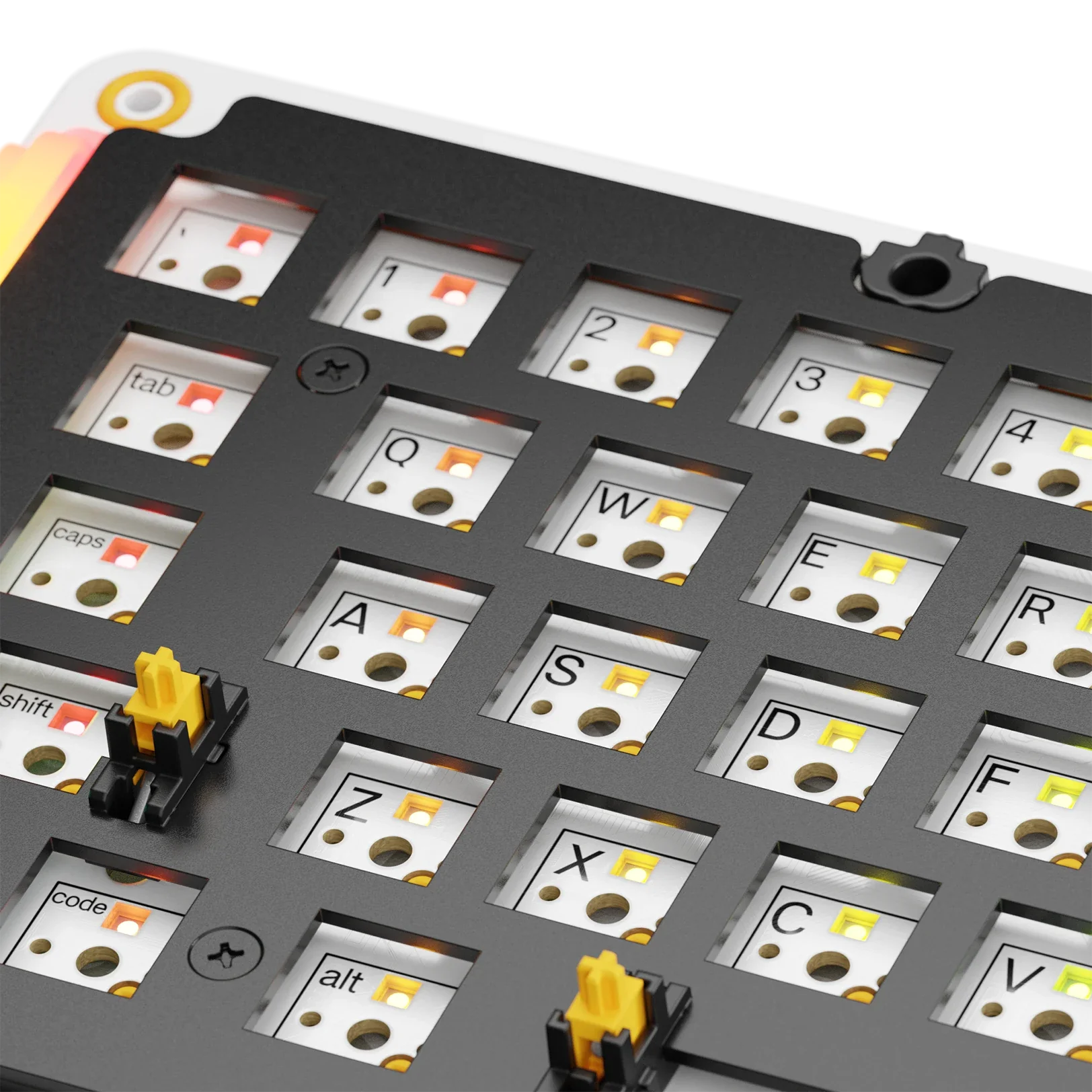 GMMK 3 65% Mechanical Keyboard Bottom Case - Matte White Metal Replacement Part for Custom Builds | Perfect for Gaming, Typing & Office Work