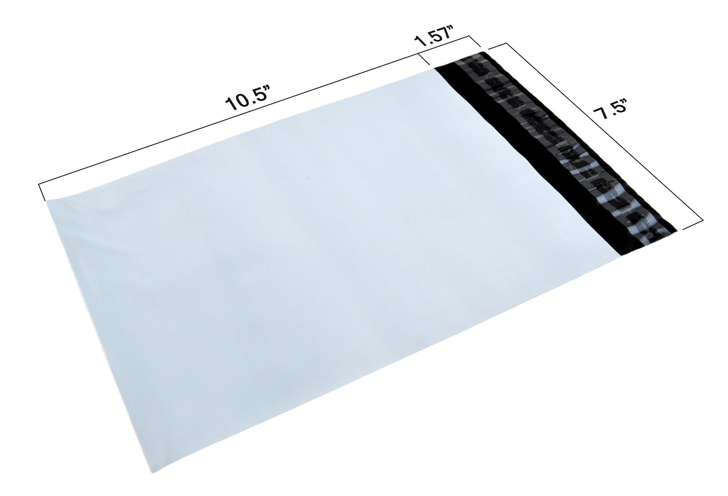 HouseLabels 7.5x10.5 Inch (Size #2) 2000 Pcs Durable Poly Mailers Shipping Envelopes - Thick Self-Sealing Adhesive, Waterproof & Tear-Resistant for Secure Packaging - Perfect for Ecommerce, Amazon FBA, Online Stores & Small Business Shipping