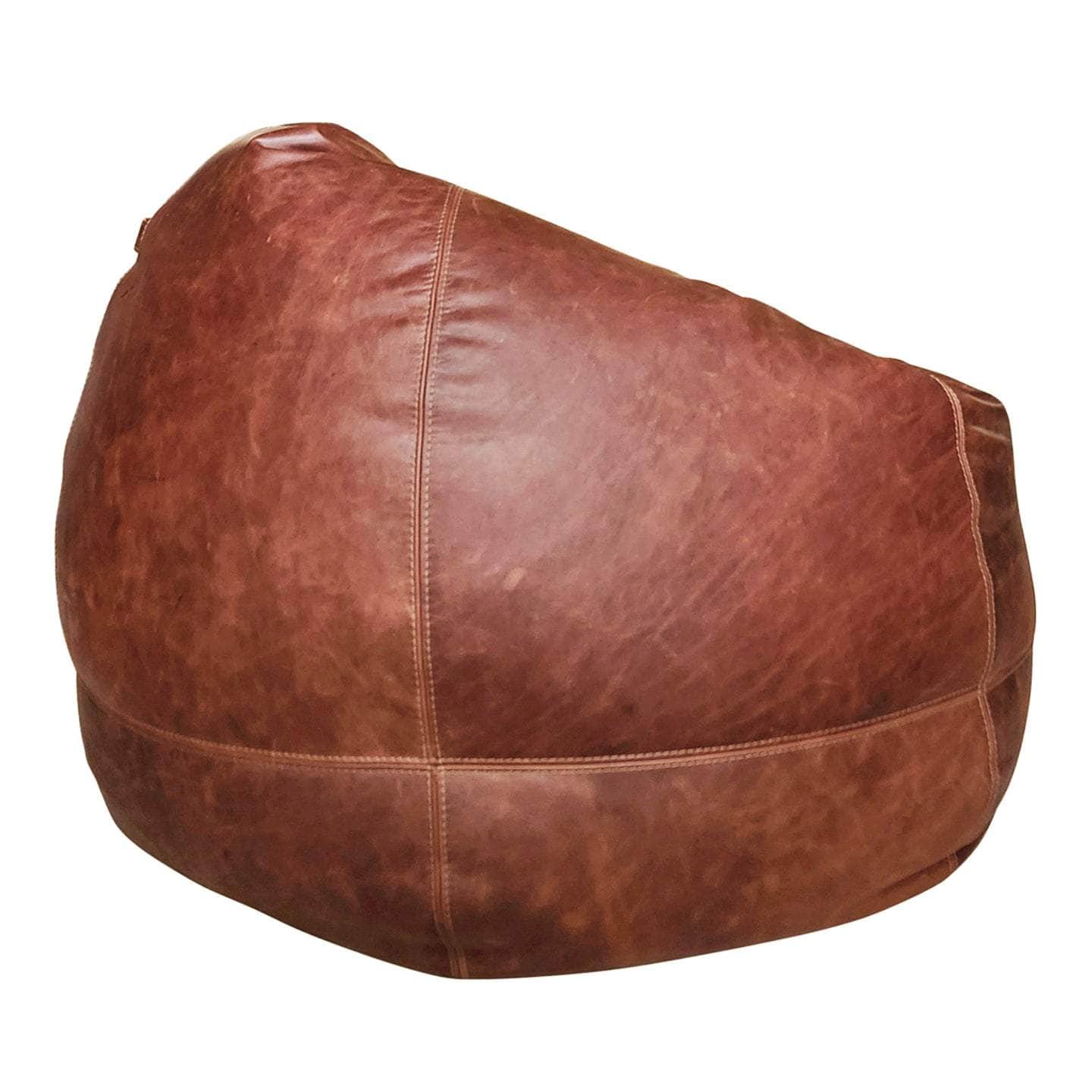 Big Pear Leather Bean Bag Chair - 5 Stylish Colors for Ultimate Comfort | Perfect for Living Room, Bedroom & Game Room Relaxation