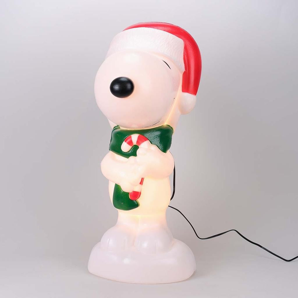 24-Piece Peanuts® Snoopy LED Christmas Light-Up Blow Mold Decorations - Perfect for Holiday Yard, Porch, and Indoor Festive Decor