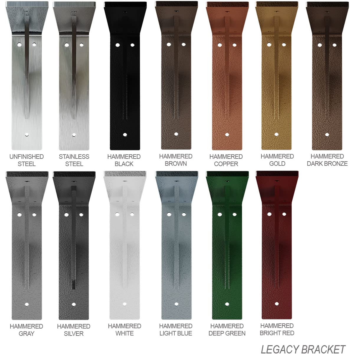 Ekena Millwork 4-Pack Steel Legacy Brackets 2