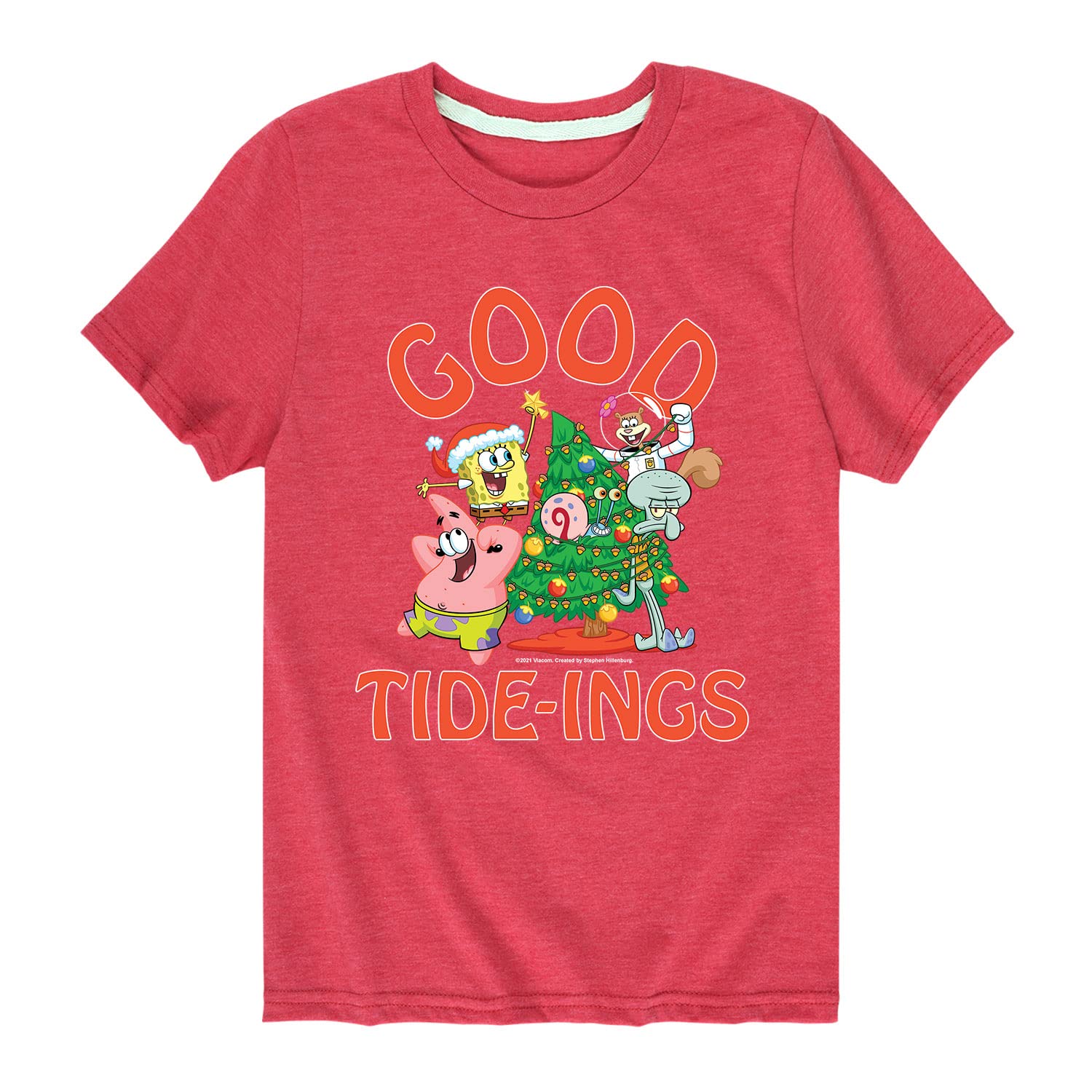 Spongebob Squarepants Patrick It's Lit Graphic T-Shirt for Toddler & Youth | Soft Cotton Short Sleeve Tee | Fun Cartoon Character Shirt for Kids Playdate & Birthday Party