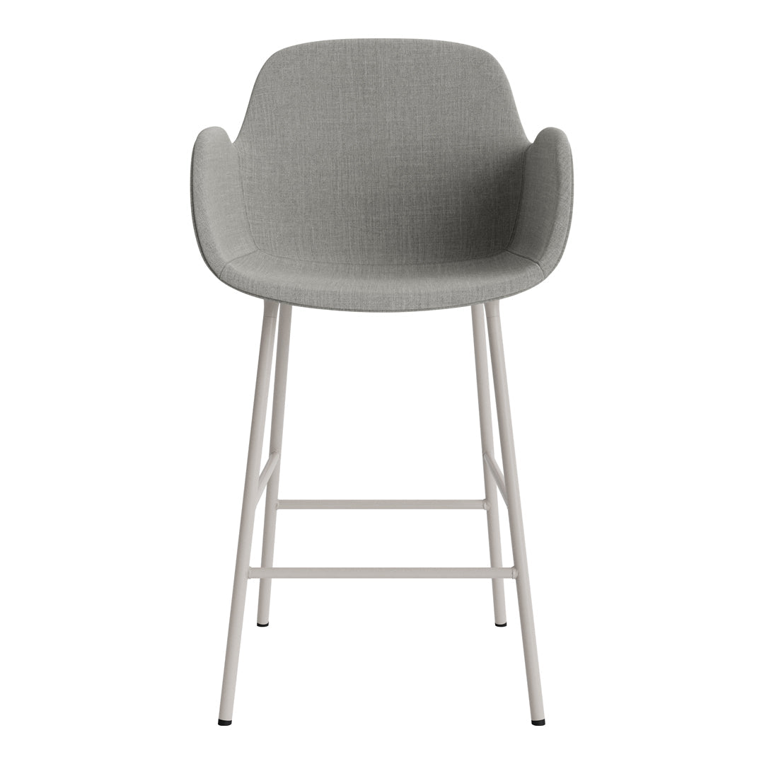 Stylish Fully Upholstered Form Counter Armchair - Perfect for Kitchen Islands, Breakfast Bars & Home Dining Areas