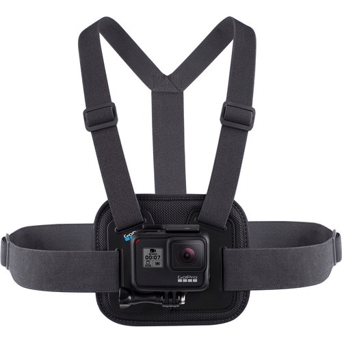 GoPro Chest Mount Harness - Adjustable Strap for Action Camera - Perfect for Skiing, Hiking, Cycling & Outdoor Adventures