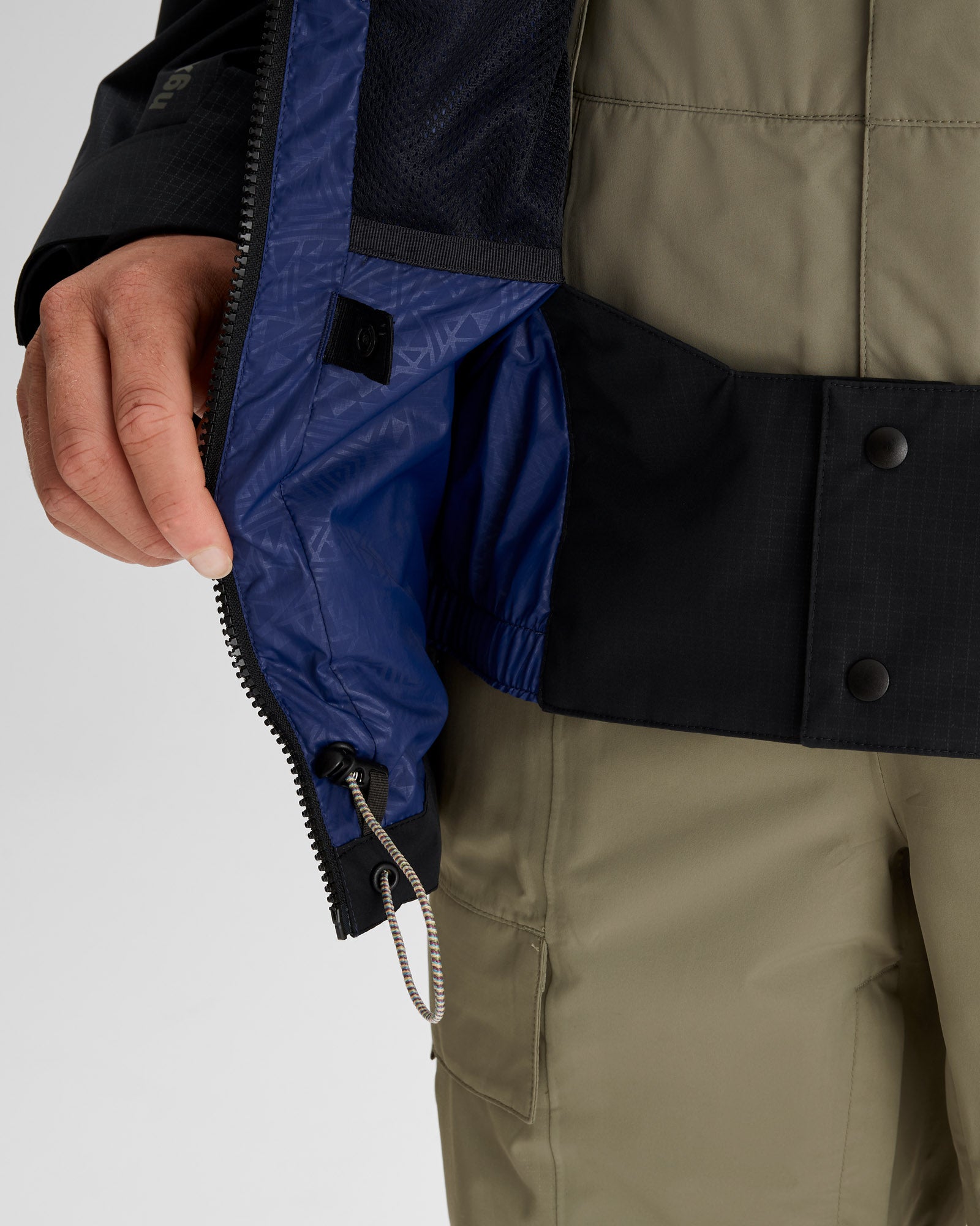 Men's PWDR Days 2L Shell Snow Jacket - Waterproof Winter Jacket for Skiing & Snowboarding - Black Stingray Color - Ideal for Cold Weather Outdoor Activities