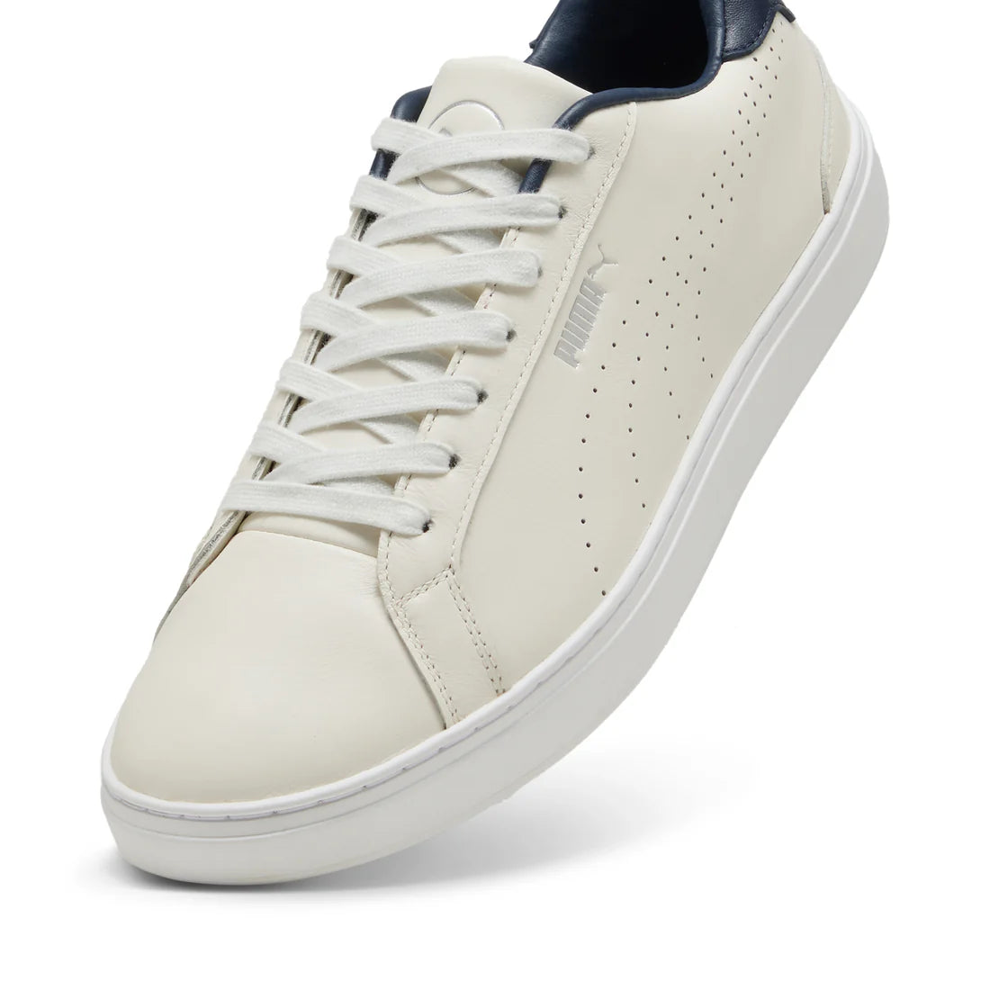 Puma Classic G Sneakers for Men - Warm White/Navy - Comfortable Casual Shoes for Running, Walking & Gym - Perfect for Everyday Wear & Sports Activities