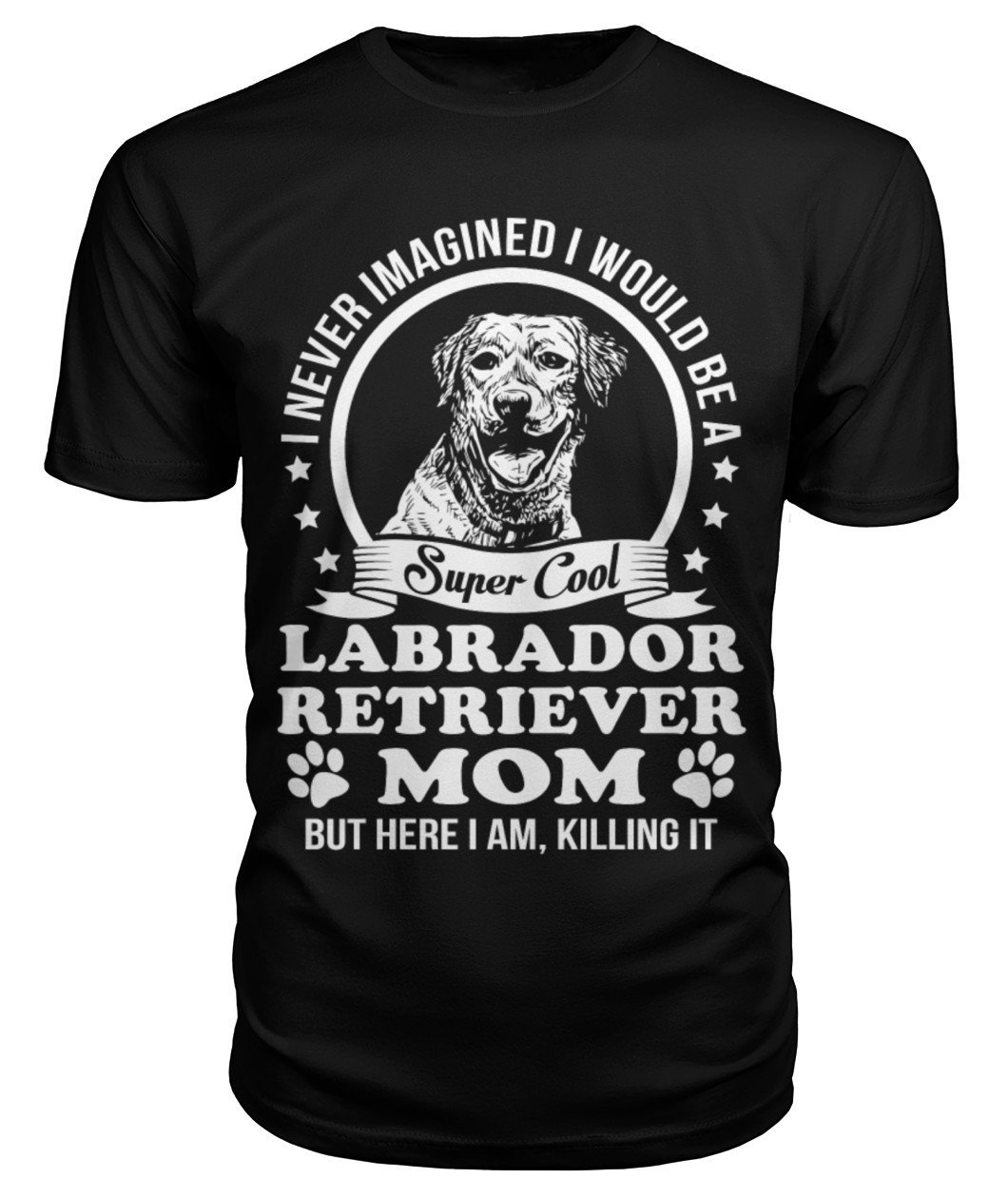 Labrador Retriever Mom T-Shirt for Men & Women - Comfortable Dog Lover Apparel for Casual Wear & Gifts