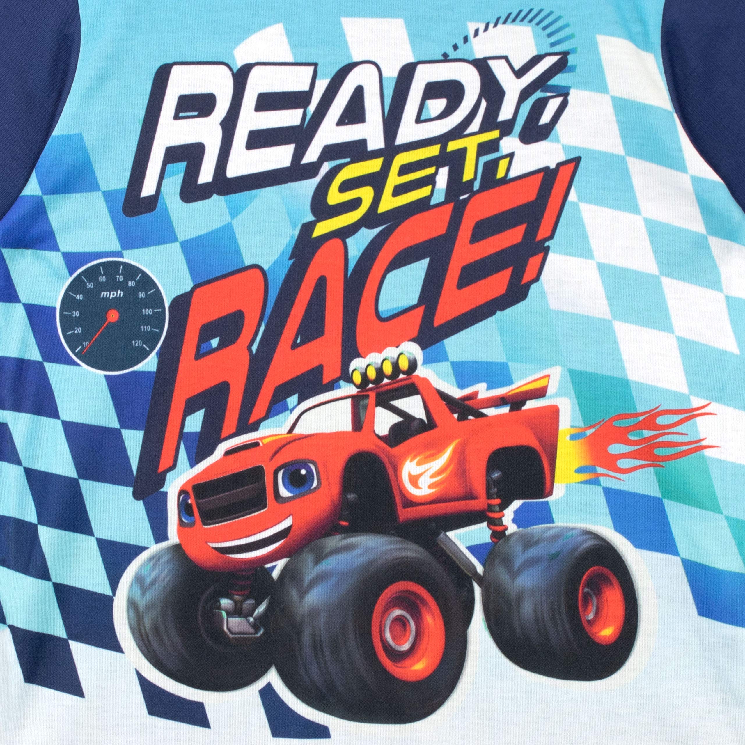 Blaze and The Monster Machines Boys Pajamas Set - Soft Cotton Kids Sleepwear with Fun Character Prints - Perfect for Bedtime, Lounging & Birthday Gifts