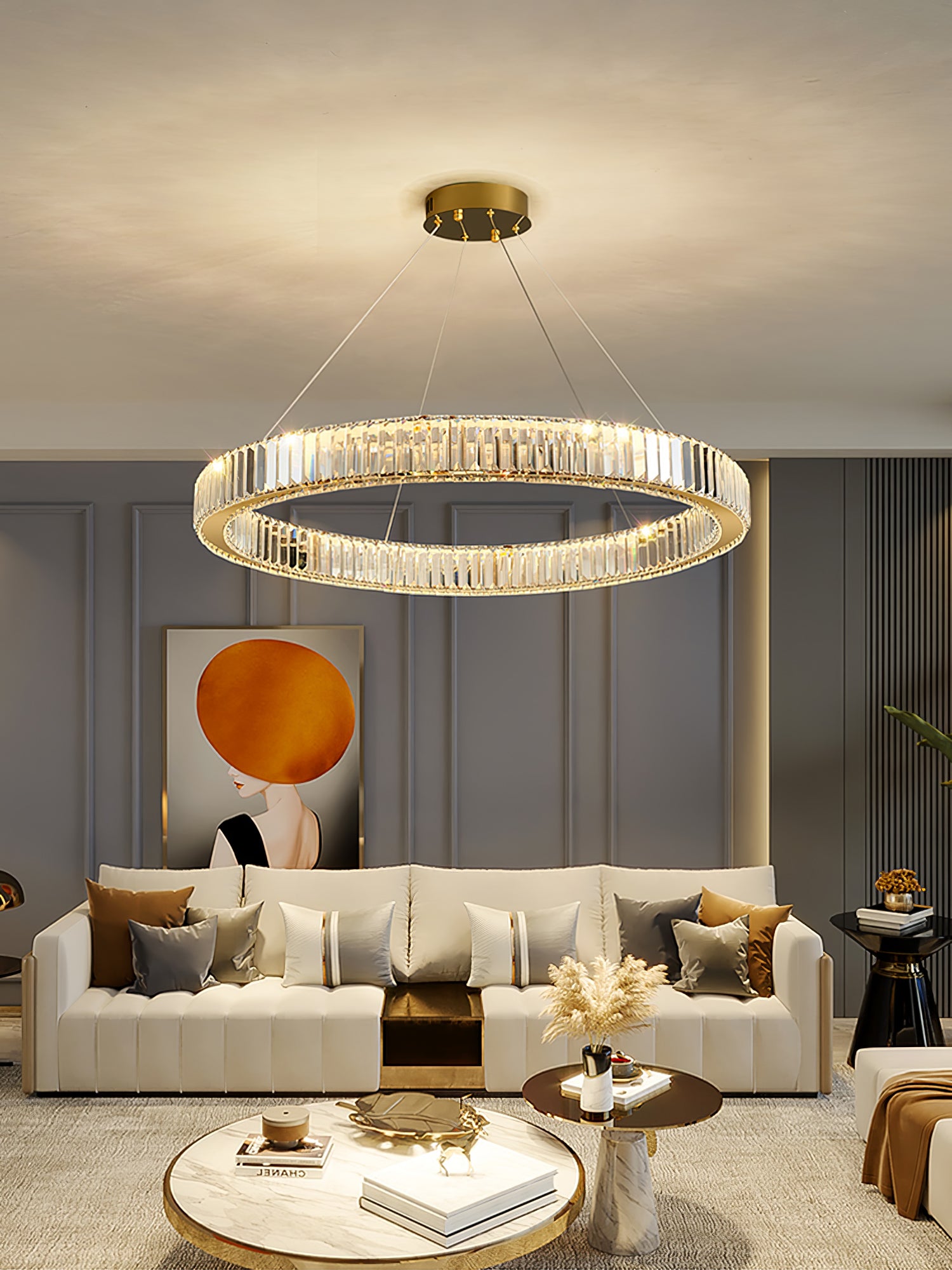 Bertolda Crystal Chandeliers - Elegant Modern Ceiling Light Fixtures for Dining Room, Bedroom & Living Room Decor | Perfect for Home & Wedding Lighting