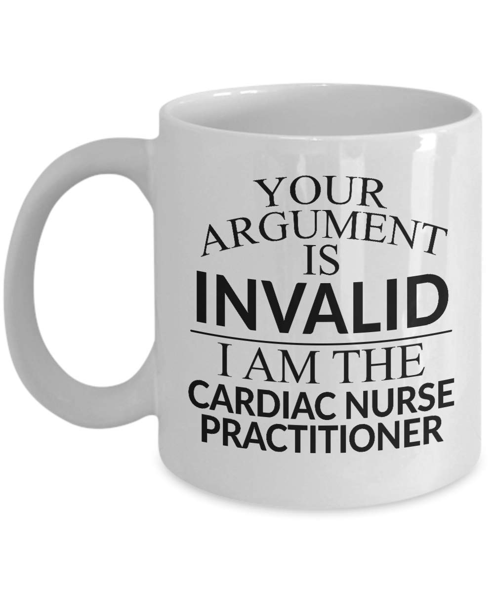Funny Cardiac Nurse Practitioner Coffee Mug - 11oz & 15oz Ceramic Tea Cup - Perfect Gift for Nurses, Doctors, Mom, Dad (Christmas, Birthday, Retirement) - Great for Hospitals, Clinics & Home Use