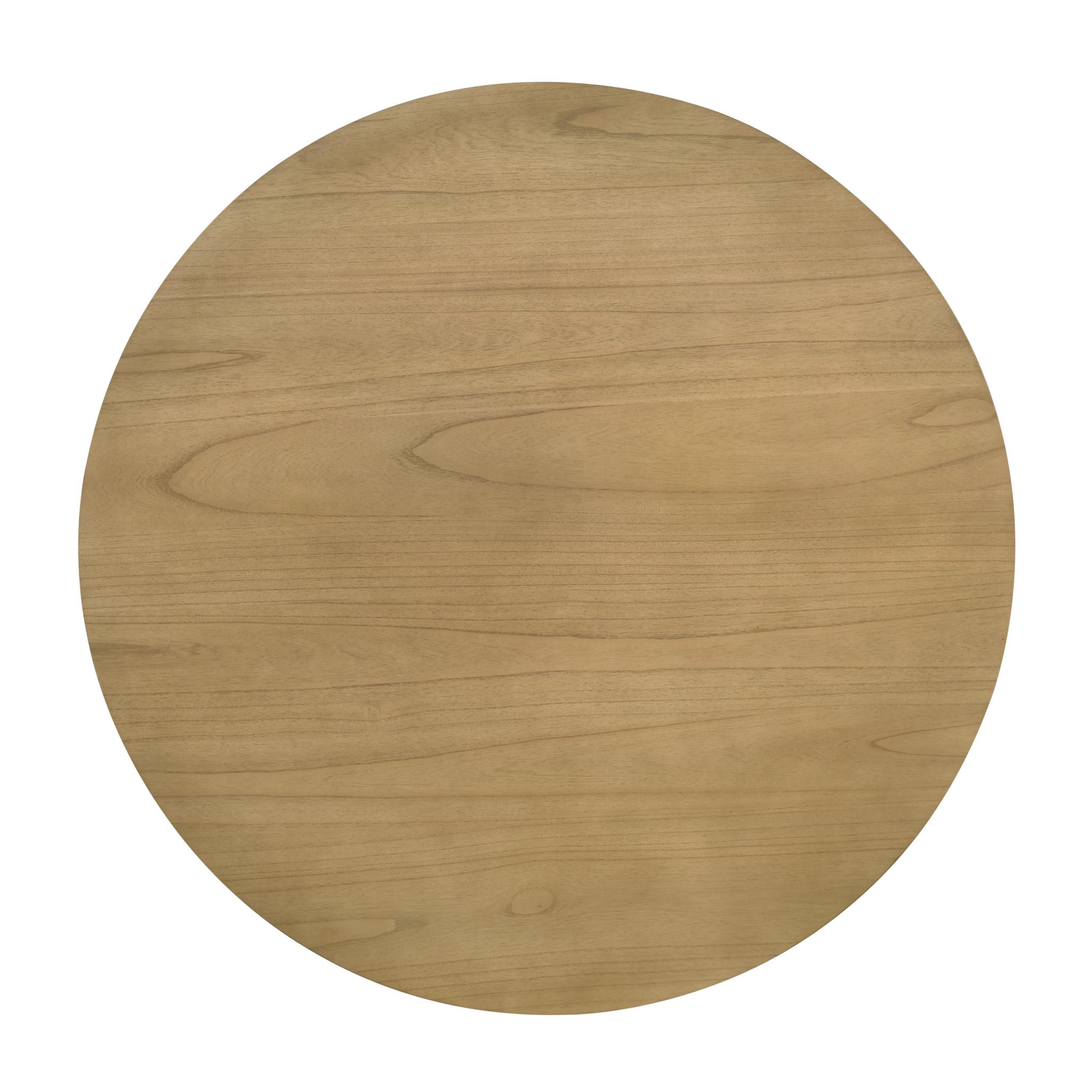 Rocco Contemporary 48-Inch Pedestal Dining Table - Modern Round Kitchen Table for Small Spaces, Perfect for Apartments, Breakfast Nooks & Cozy Dining Rooms