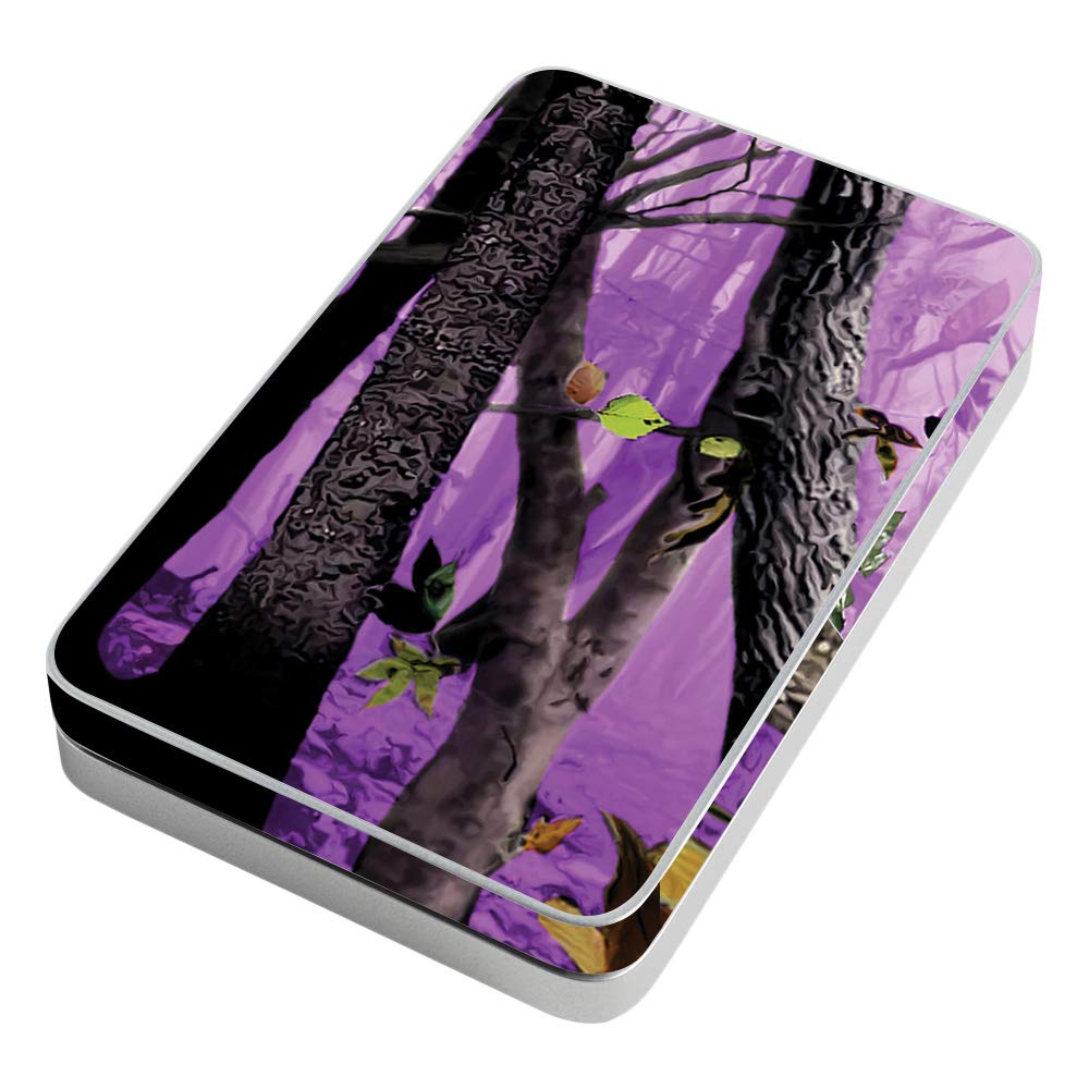 MightySkins Vinyl Wrap Cover Compatible with Lifeprint 3x4.5 Hyperphoto Printer - Purple Tree Camo | Protective & Durable Skin | Easy to Apply & Remove | Made in USA | Perfect for Customizing Printers at Home, Office or Events