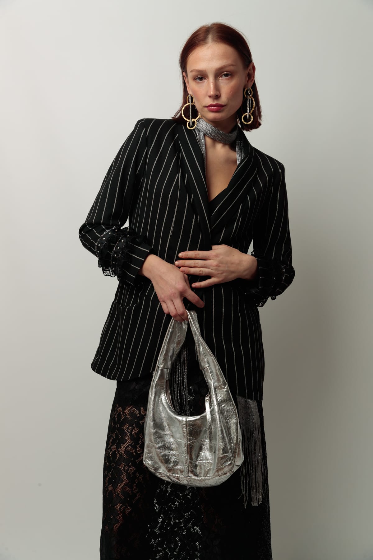 Elegant Women's Blazer for Parties - Stylish & Shiny Formal Jacket for Unforgettable Evenings | Perfect for Cocktail Parties, Weddings & Night Out Events