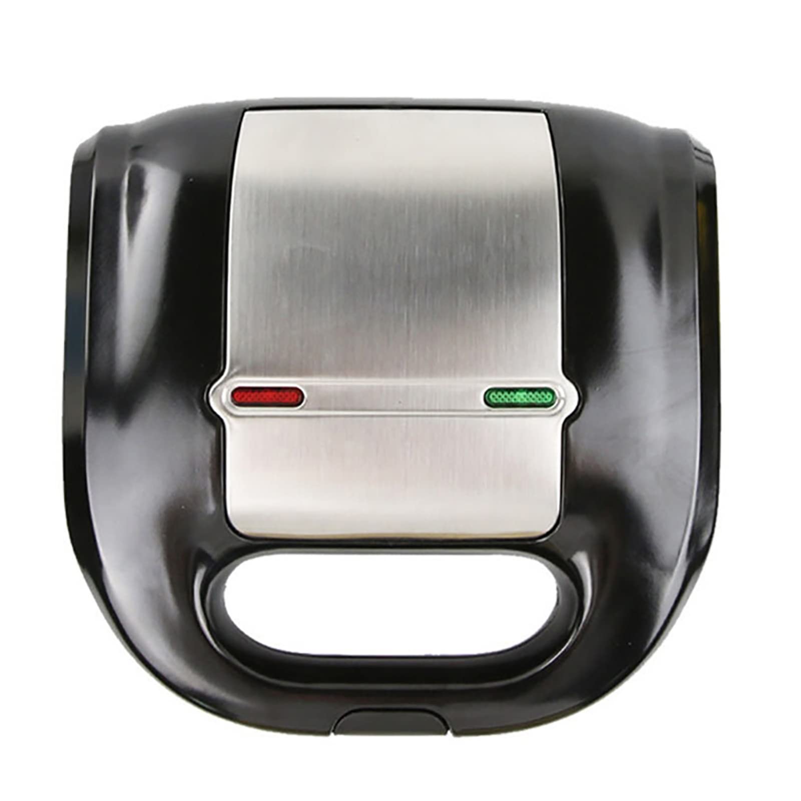 Multifunctional Mini Waffle Maker & Sandwich Toaster - 24x23cm Black Breakfast Machine for Home, Perfect for Quick Meals, Snacks & Party Food