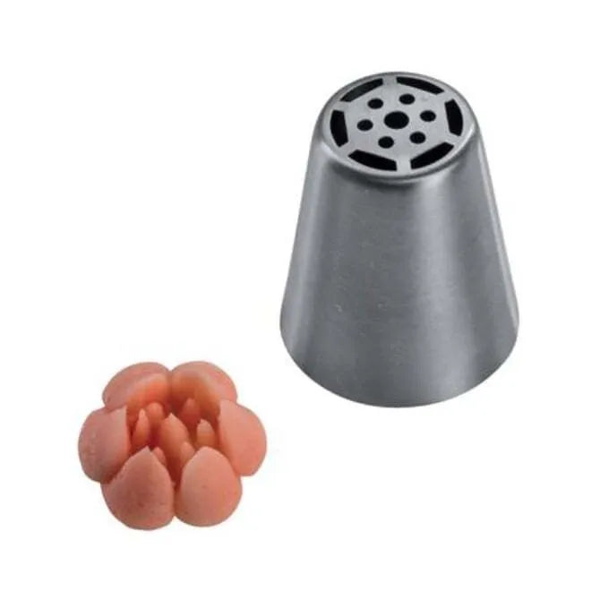 Flower Piping Tip Set - Professional Cake Decorating Nozzles for Buttercream, Icing & Cupcakes - Perfect for Birthday Cakes, Wedding Desserts & Baking Projects