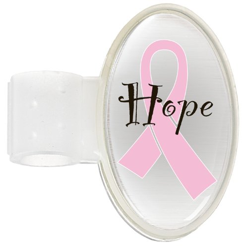 Prestige Medical Printed Stethoscope ID Tag - Pink Ribbon Hope Design for Nurses & Doctors | Perfect for Medical Professionals & Healthcare Workers | Hospital, Clinic & EMT Use