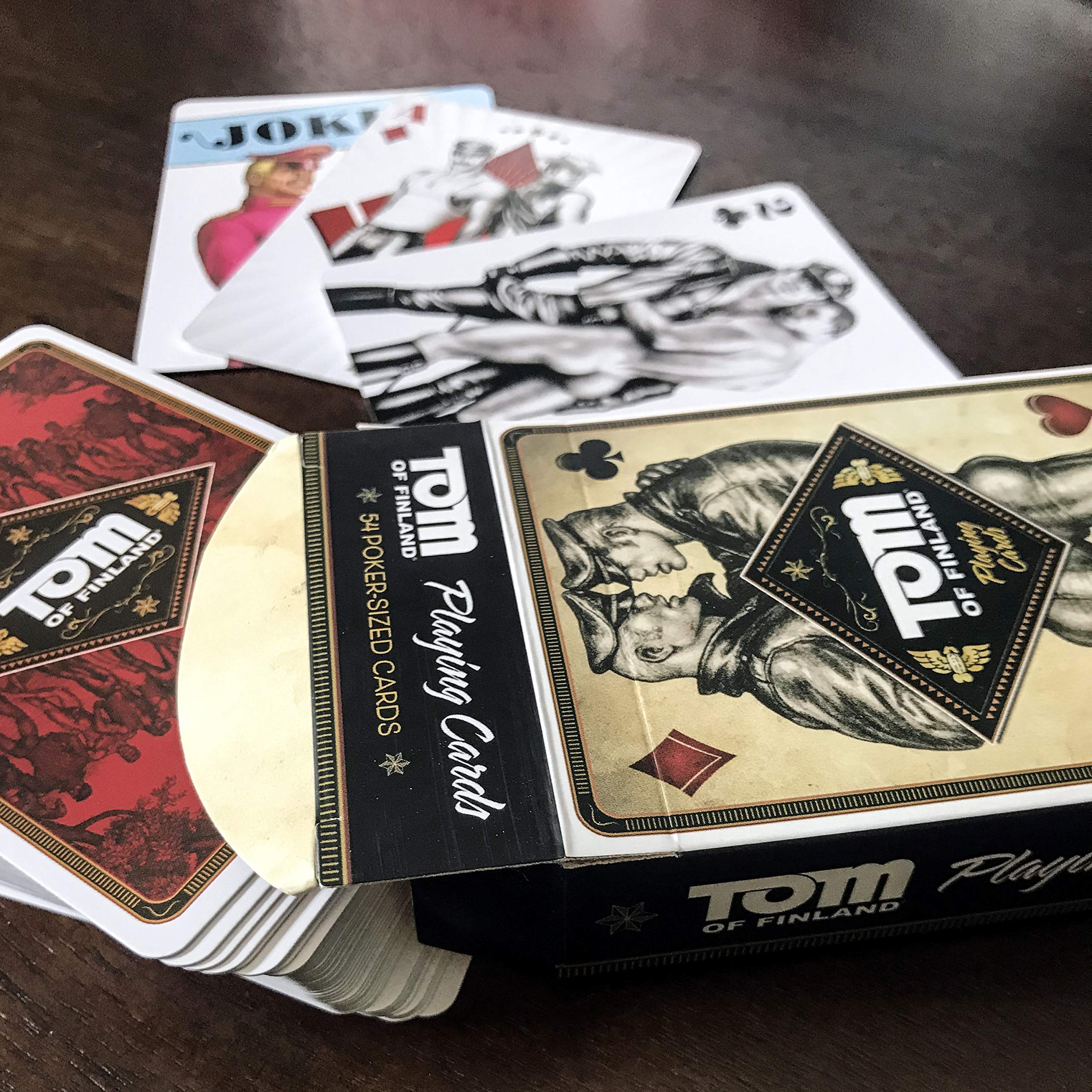 Tom of Finland Playing Cards - Gay Poker Cards for Adult Game Nights & LGBTQ+ Events - Premium Quality for Poker, Blackjack & Collectors