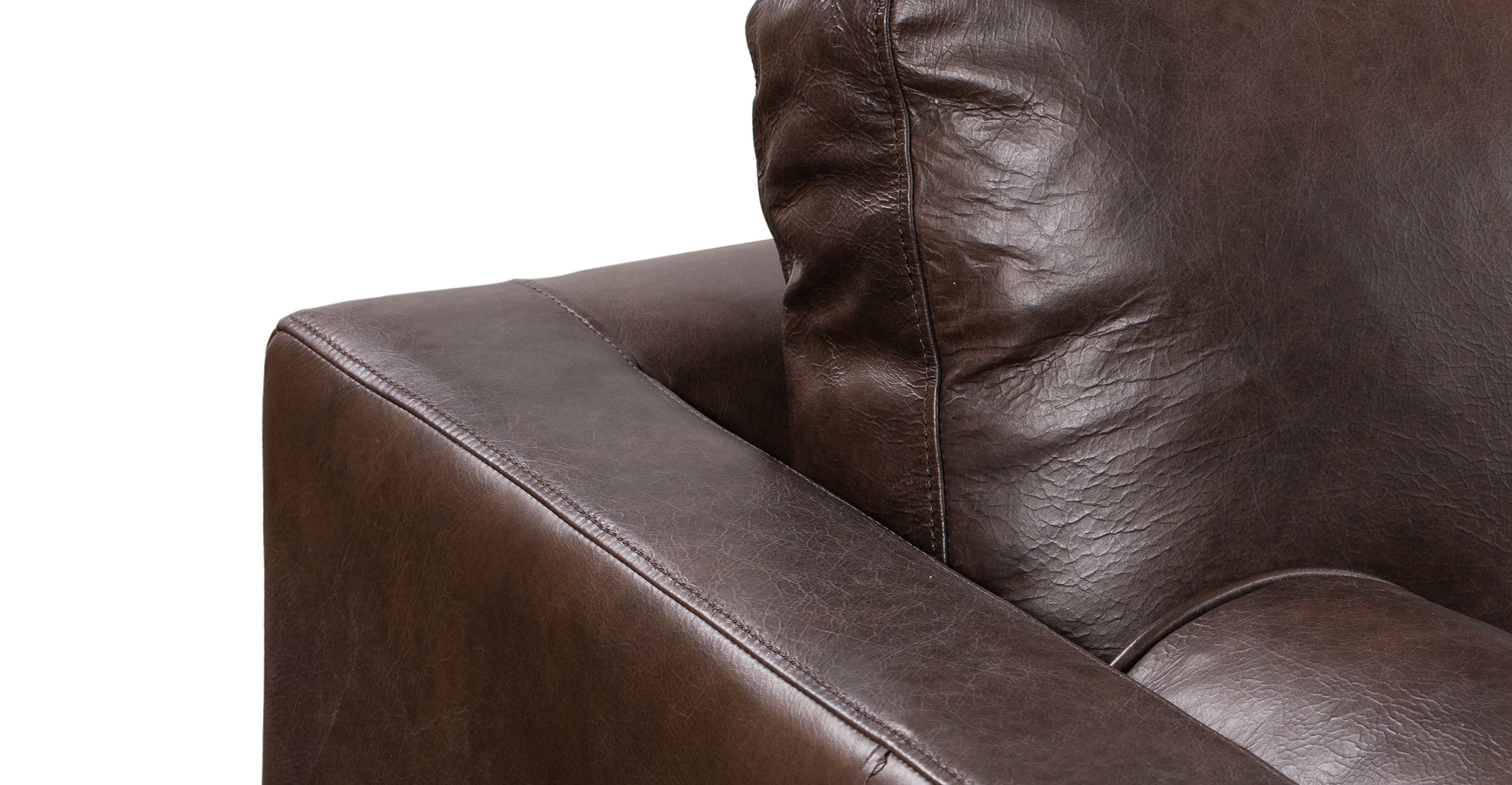 Premium Napa Leather Sofa - Modern Luxury Living Room Furniture for Home & Office - Perfect for Relaxing, Entertaining & Stylish Decor