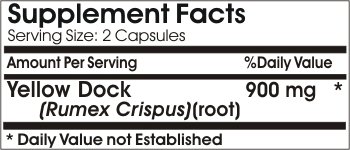Yellow Dock Root 900mg Supplement - 200 Vegan Capsules | No Additives, Non-GMO, Gluten-Free | Naturetition Herbal Support for Liver & Digestion | Detox & Wellness Boost