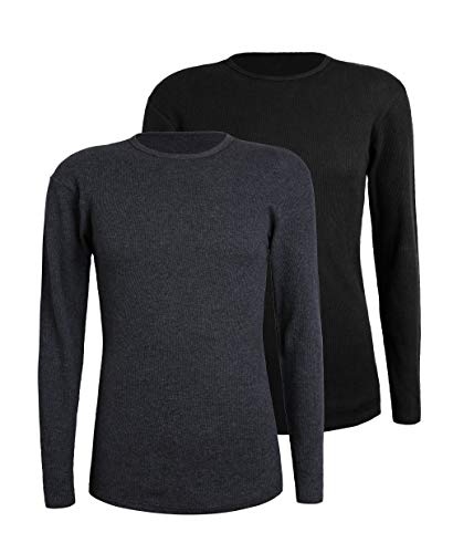 Black + Dark Grey Melange 2-pack