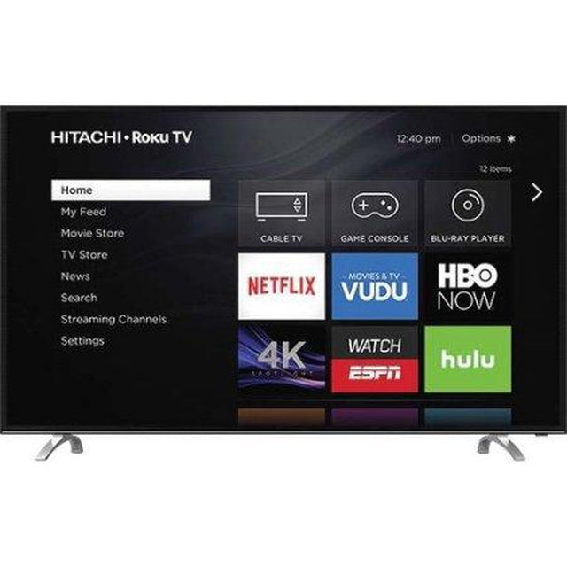 Hitachi 49 Inch 4K UHD HDR Smart Roku TV - 49R80 - Perfect for Home Entertainment & Streaming Movies