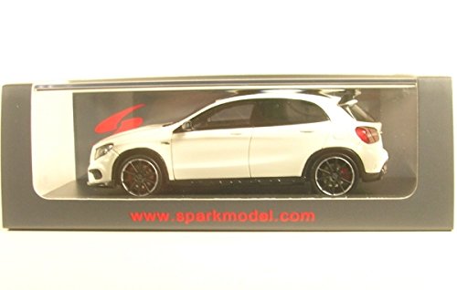 2016 Mercedes-Benz GLA 45 AMG S4911 1/43 Scale White Diecast Model Car - Perfect for Collectors, Display, and Gifts