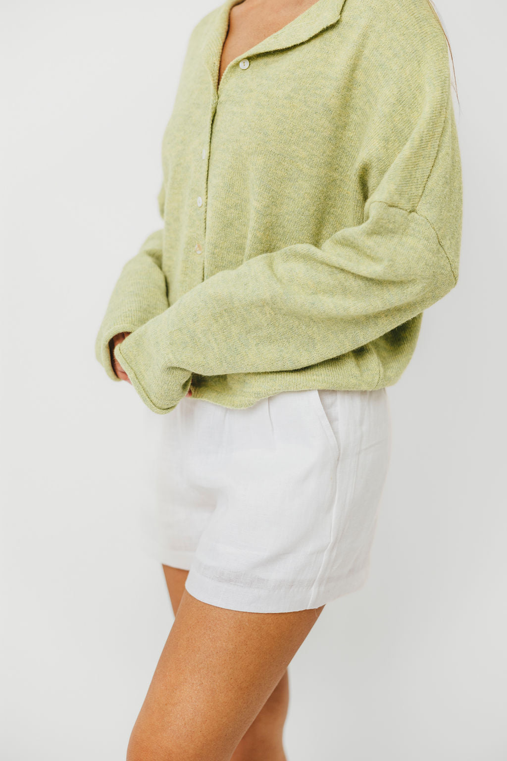 Piper Cardigan in Lemongrass - Soft Knit Women's Cardigan Sweater for Fall & Winter | Cozy Layering for Office, Travel & Casual Outfits