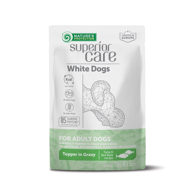 Premium Wet Dog Food for Adult Dogs - All Breeds with Tuna & Sea Bass | High-Protein Meal for Healthy Skin & Coat | Perfect for Picky Eaters & Sensitive Stomachs
