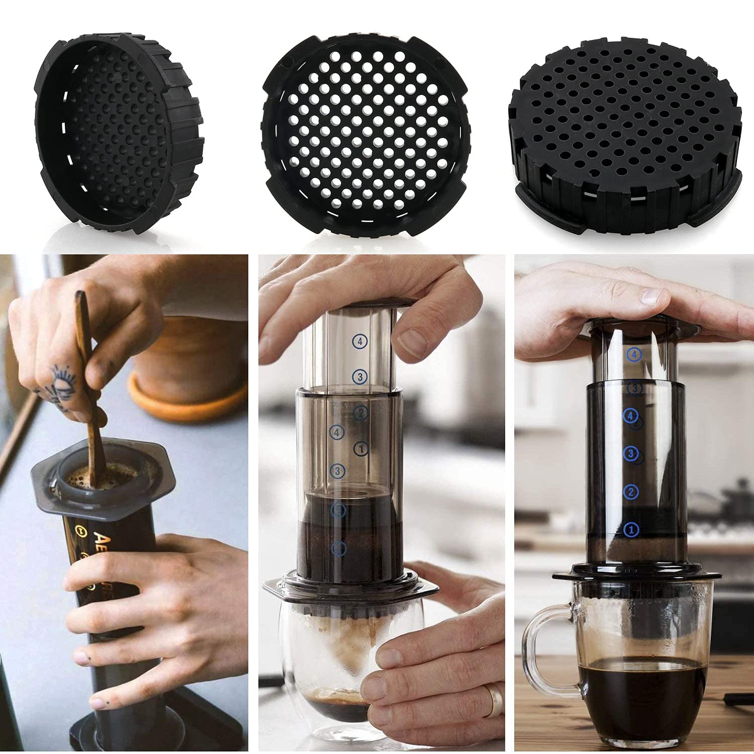 1Pc Replacement Coffee Filter Cap Compatible with Coffee & Espresso Makers - Perfect for Home Brewing, Office Use, and Cafe Machines