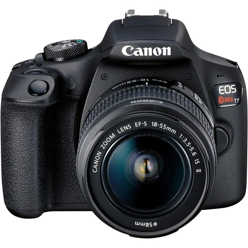 Canon EOS Rebel T7 DSLR Camera with EF-S 18-55mm IS II Lens Kit - Perfect for Photography Enthusiasts, Travel & Portrait Shooting