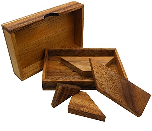 Wooden T Letter Puzzle - Brain Teaser Game for Adults & Kids, Educational STEM Toy for Problem Solving & Logic Skills - Perfect for Classroom, Office, and Family Game Night