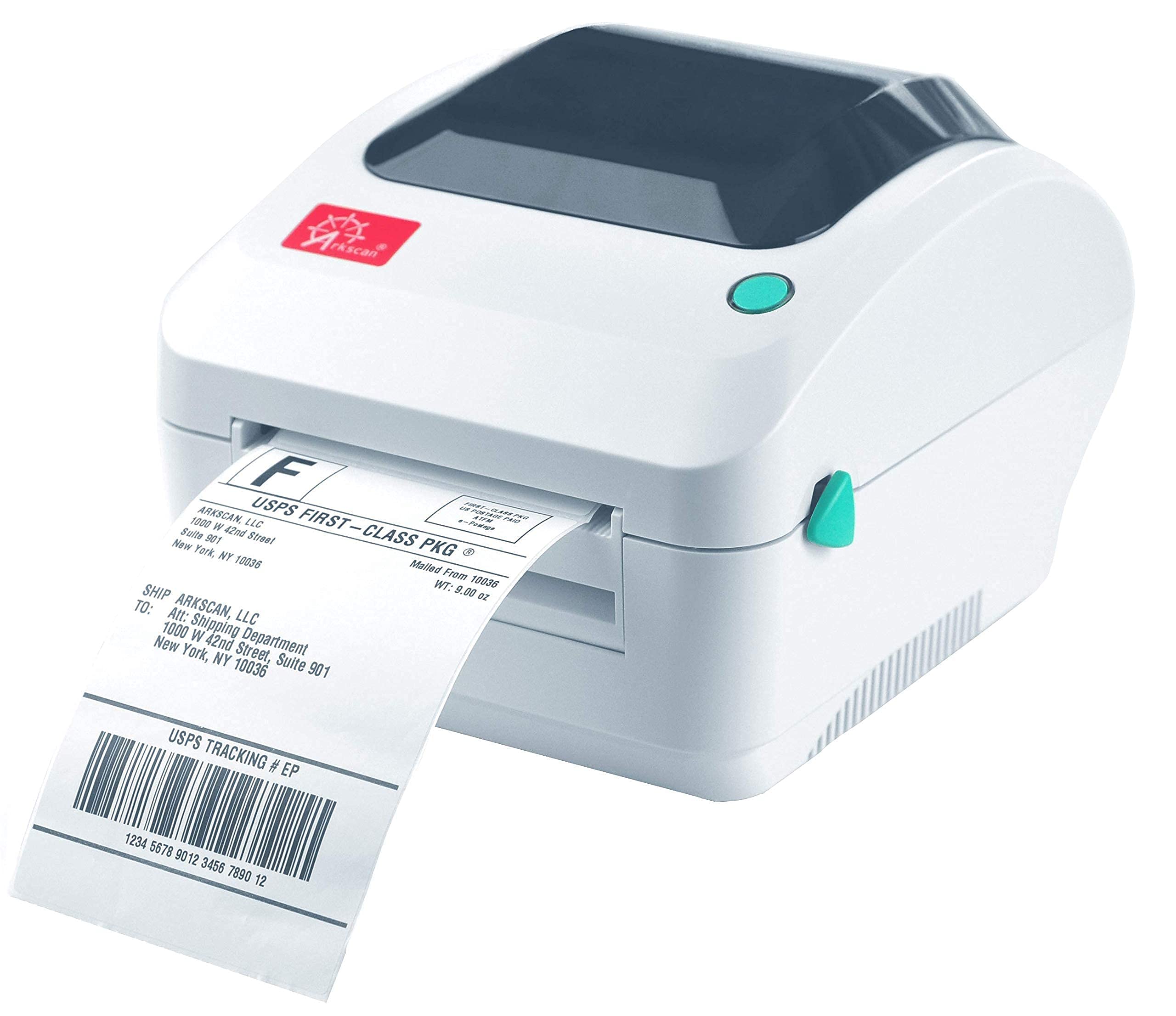 2054A USB & Ethernet/LAN Thermal Shipping Label Printer - Compatible with Amazon, eBay, PayPal, Etsy, Shopify, ShipStation, Stamps, UPS, USPS, FedEx, DHL - Works on Windows & Mac - Includes 1 Roll of 4x6 Labels - Perfect for E-commerce Sellers & Small Business Shipping Operations