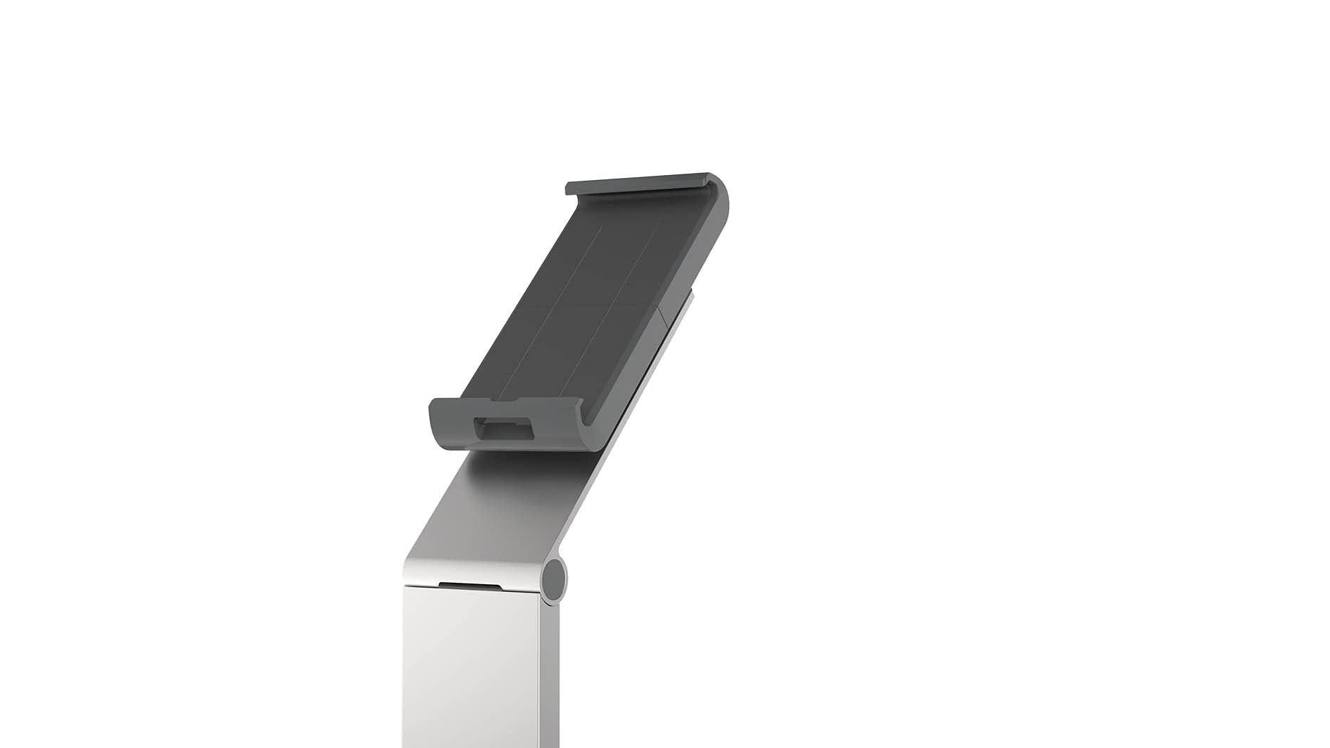 Premium Aluminum Tablet Floor Stand - Anti-Theft Lockable & 360° Rotatable | Universal Stand for 7-13