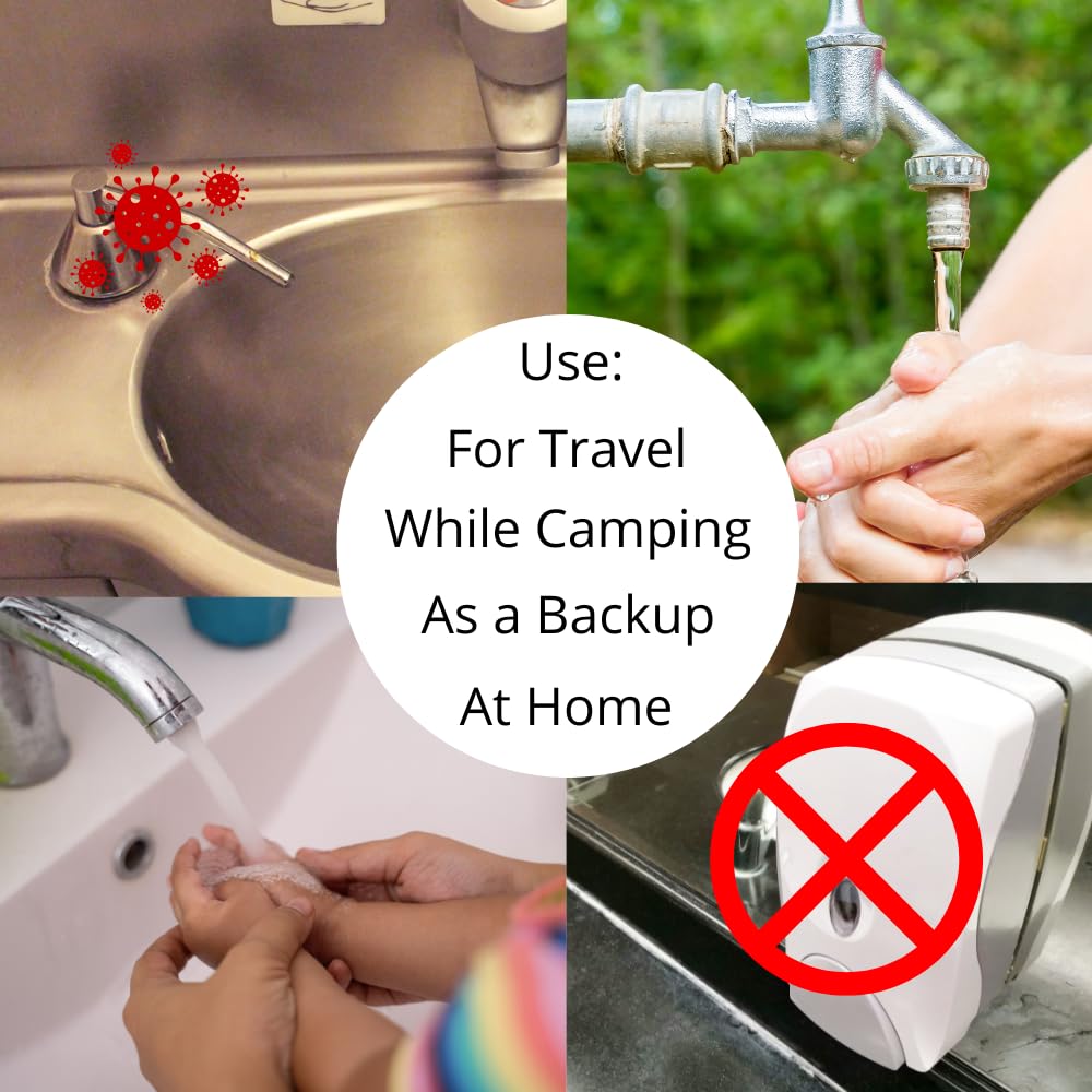 BORSALI Travel Soap Sheets - 100 Portable Dissolvable Dry Soap Leaves for Camping, Hiking & Public Restrooms | Eco-Friendly Hand Wash Solution for On-The-Go Hygiene | Compact Toiletries for Travel Kit & Emergency Use