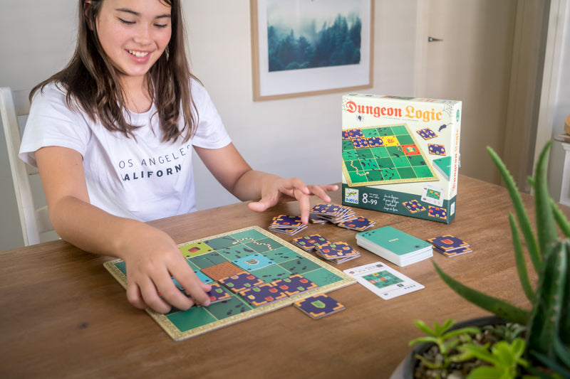 Dungeon Logic Game - Challenging Puzzle Board Game for Adults & Teens | Perfect for Family Game Nights & Brain Training