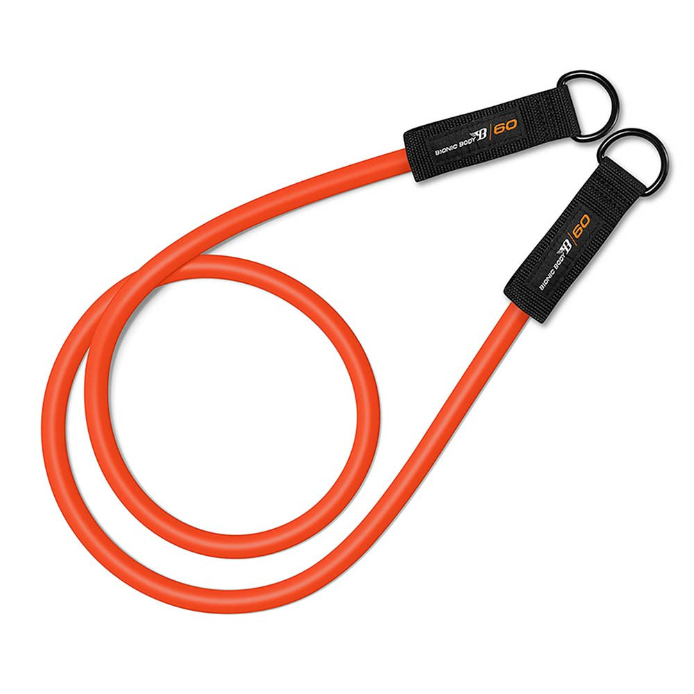 Bionic Body BBRT 0060 60lb Resistance Band - Heavy Duty Exercise Tube for Strength Training, Home Workouts, Physical Therapy & Fitness - Perfect for Gym, Travel & Rehabilitation